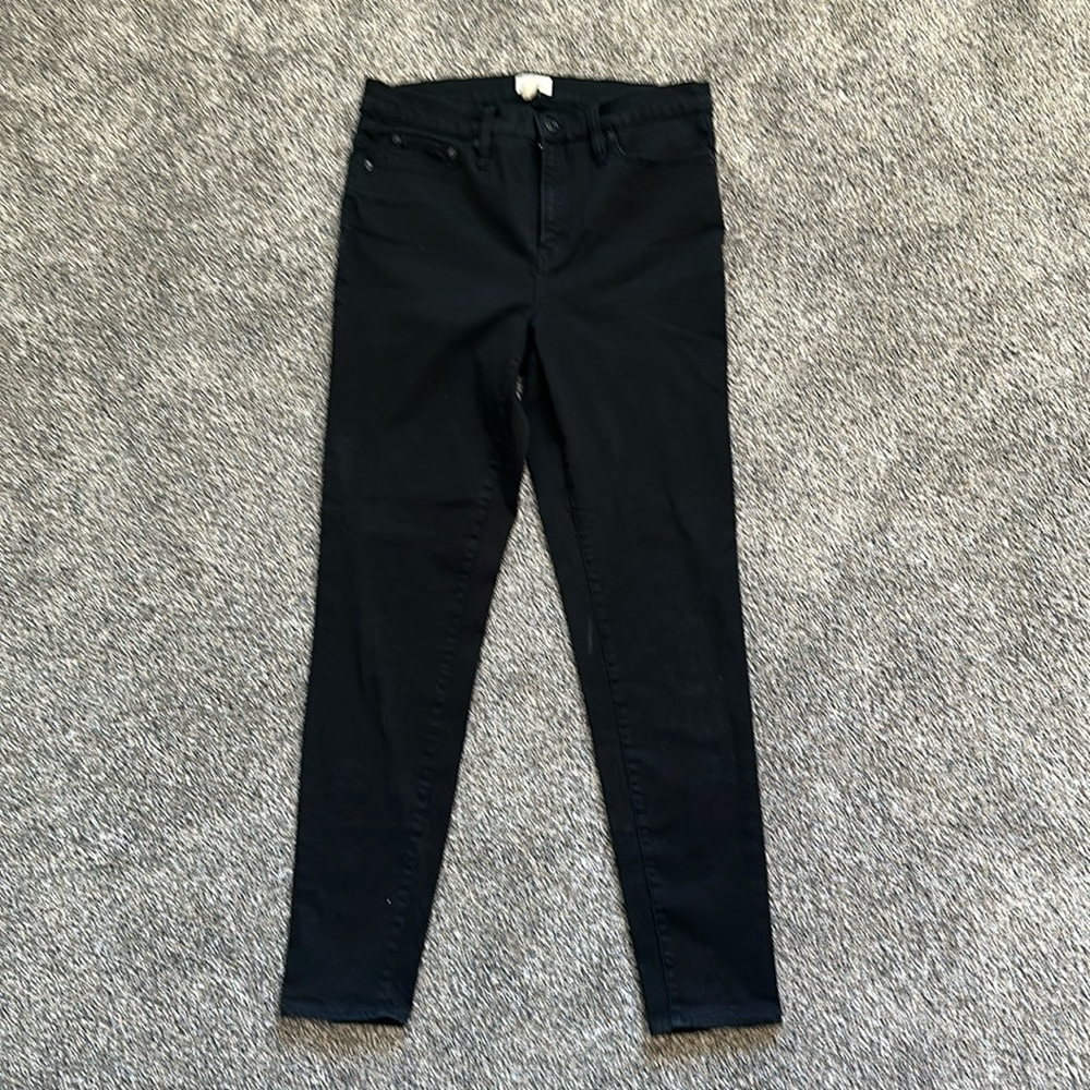 Tall Black High-Rise Toothpick J.Crew Jeans